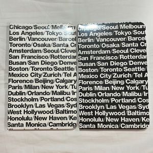 2 American Apparel 8.5 x 5 inch notebook. White blank sheets inside, brand new